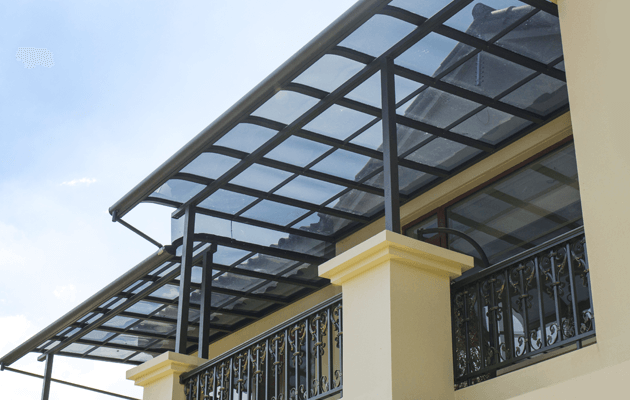 鋁合金遮陽(yáng)雨棚