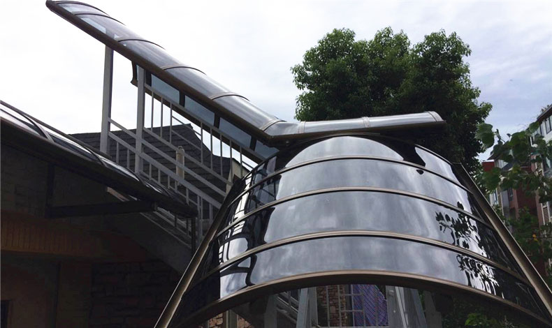 獨特的美來自至尊卡爾鋁合金雨棚