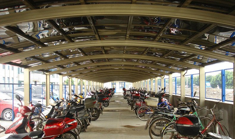 全國小區(qū)內(nèi)都必須要安裝電動車車棚