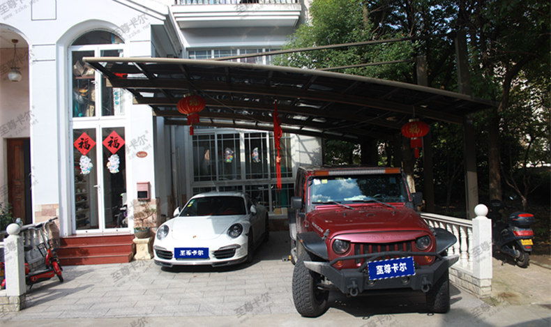 停車棚價格是怎么計算的？17年車棚廠家至尊卡爾告訴你