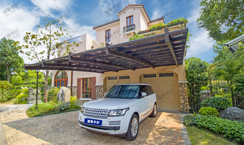 家用小轎車車棚最常用的幾種款式，看看你適合哪種