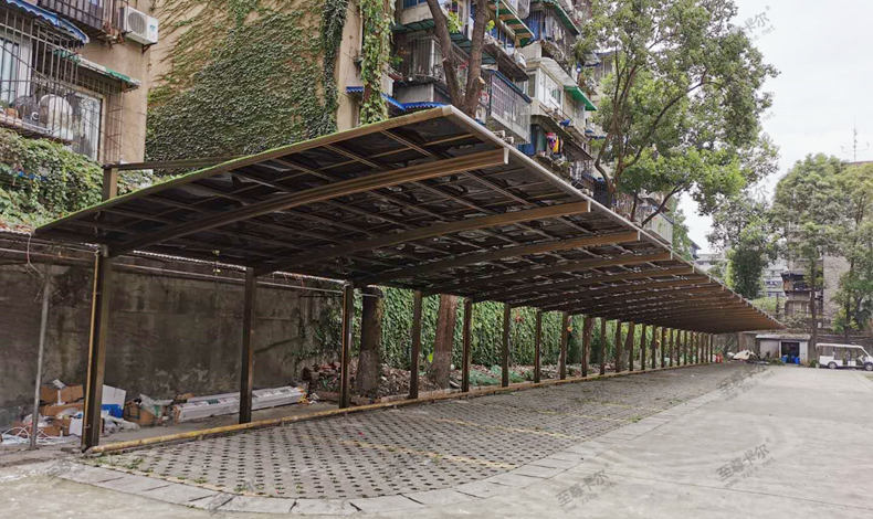 車棚膜結構為啥不好用？鋼膜結構停車棚的實際缺陷分析