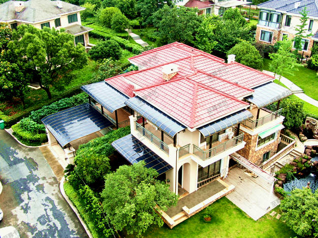 別墅庭院雨棚設計效果圖，看過這套別墅雨棚，保證你再也看不上別家的