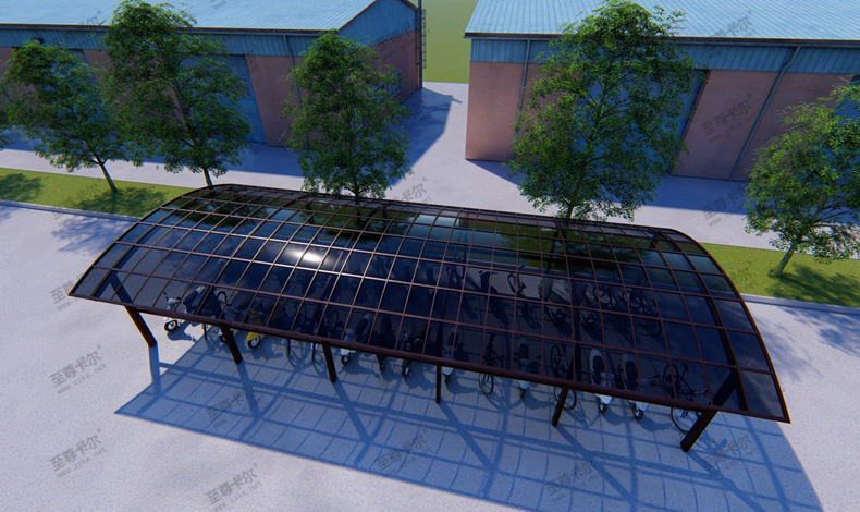 非機動車雨棚尺寸詳細參數，非機動車雨棚定做廠家來提供