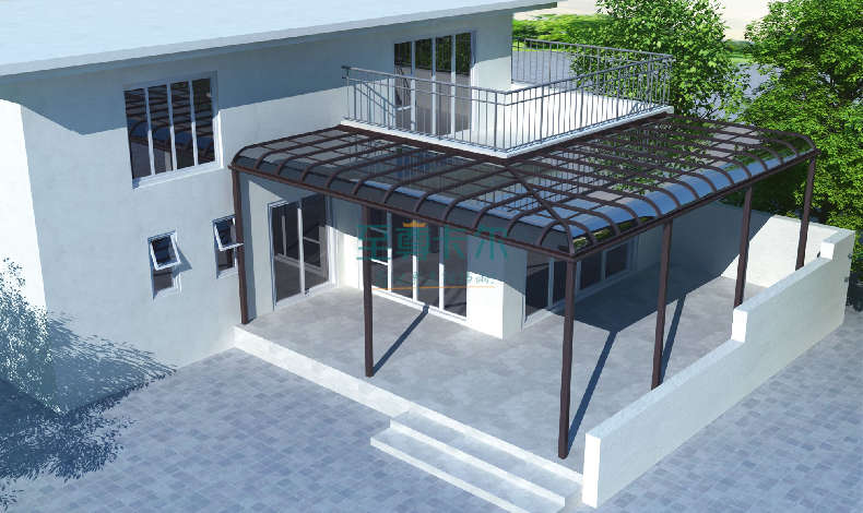 家里廊架要透光又擋雨？這款陽光雨棚可以，還能過濾紫外線