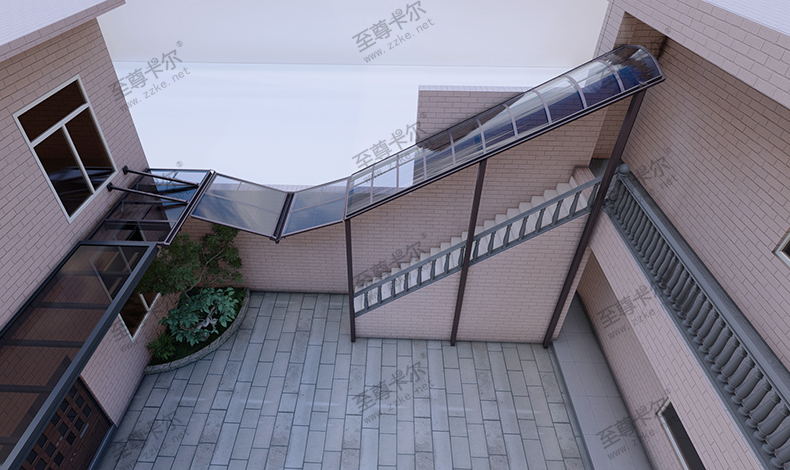 露天自動扶梯雨棚？雨棚制作廠家？